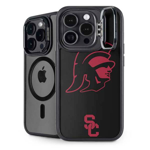 University of Southern California USC Trojan Mascot iPhone 15 Pro Kickstand Case